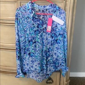 Lilly Pulitzer Button Up Top